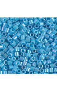 Miyuki delica beads 8/0 - Opaque light blue ab DBL-164